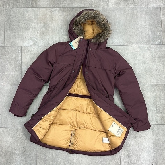 🍁 PRANA🍁 SAYAMA LONG JACKET WINTER COZY WARM maroon - Picture 12 of 17